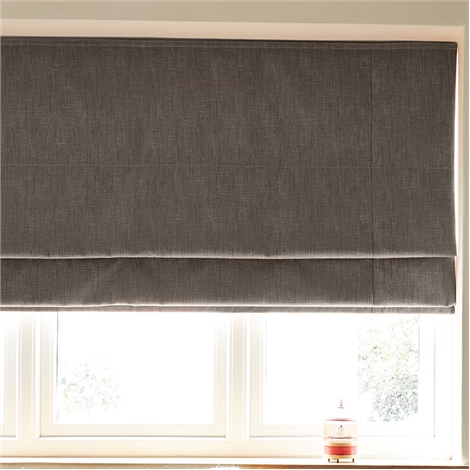 Newcombe Charcoal Roman Blind